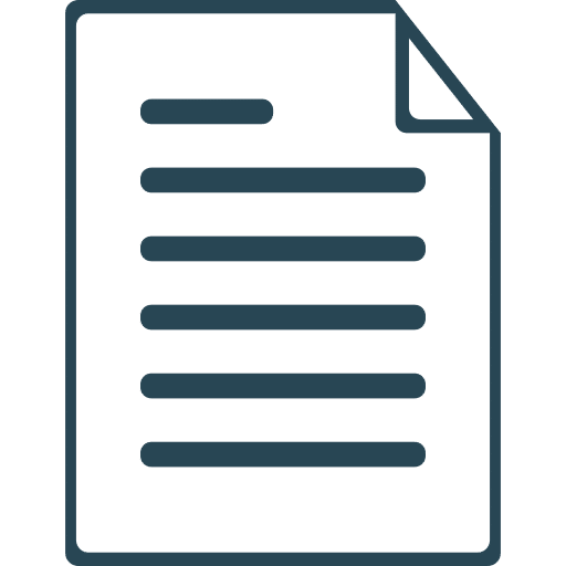 An icon that is used to visualize a document